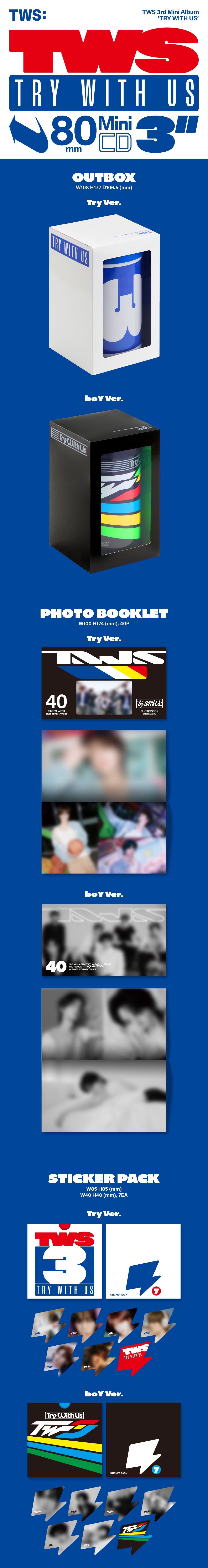 TWS 3rd Mini Album 'TRY WITH US' (ランダム) – Nemoz Shop Japan