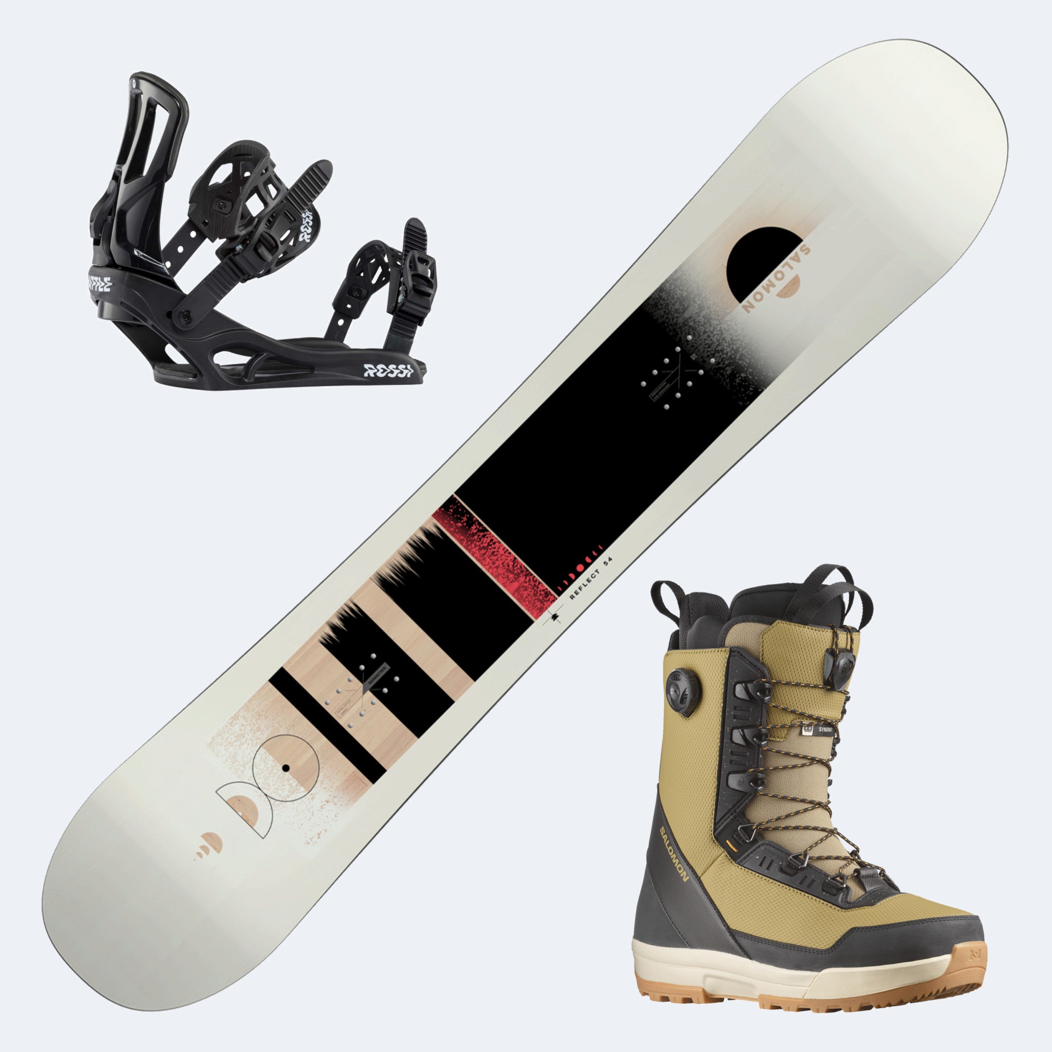 2024 Salomon Reflect Snowboard with Salomon Synergy PWL SJ Boots