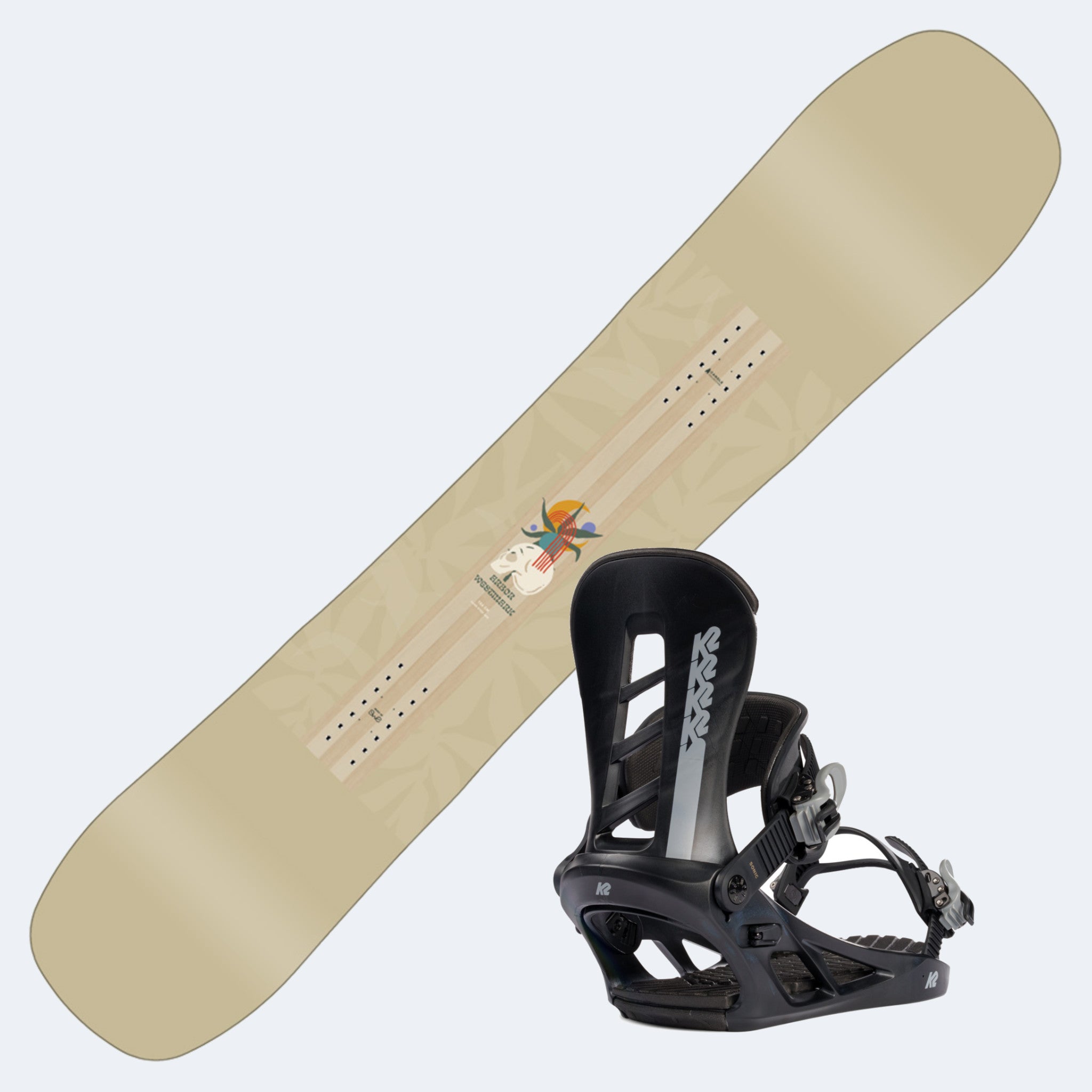 2025 Arbor Westmark Snowboard with K2 Sonic Bindings | Snowboard