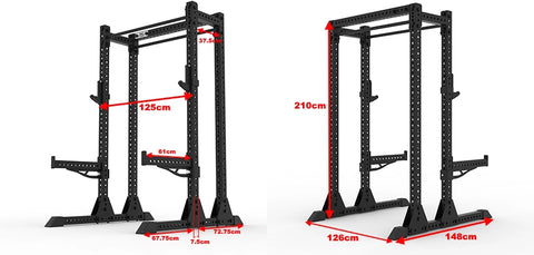 MBCパワーラック スタンダード210cm、MBCハーフラック スタンダード