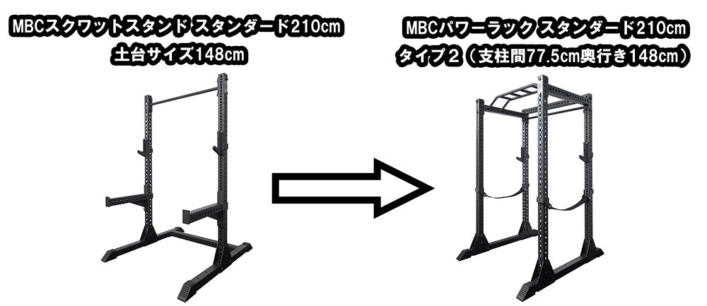 MBC オリジナルラック コンバージョンパーツ — MBC POWER SHOP