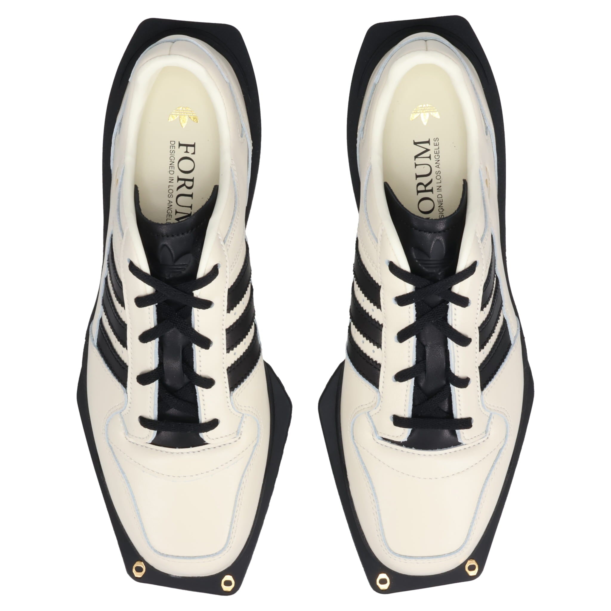 FORUM SQ W / CREWHT/CBLACK/GOLDMT | GR8