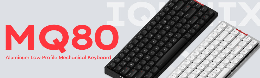 iQunix（アイキューニックス） MQ80 アルミニウム ロープロファイル