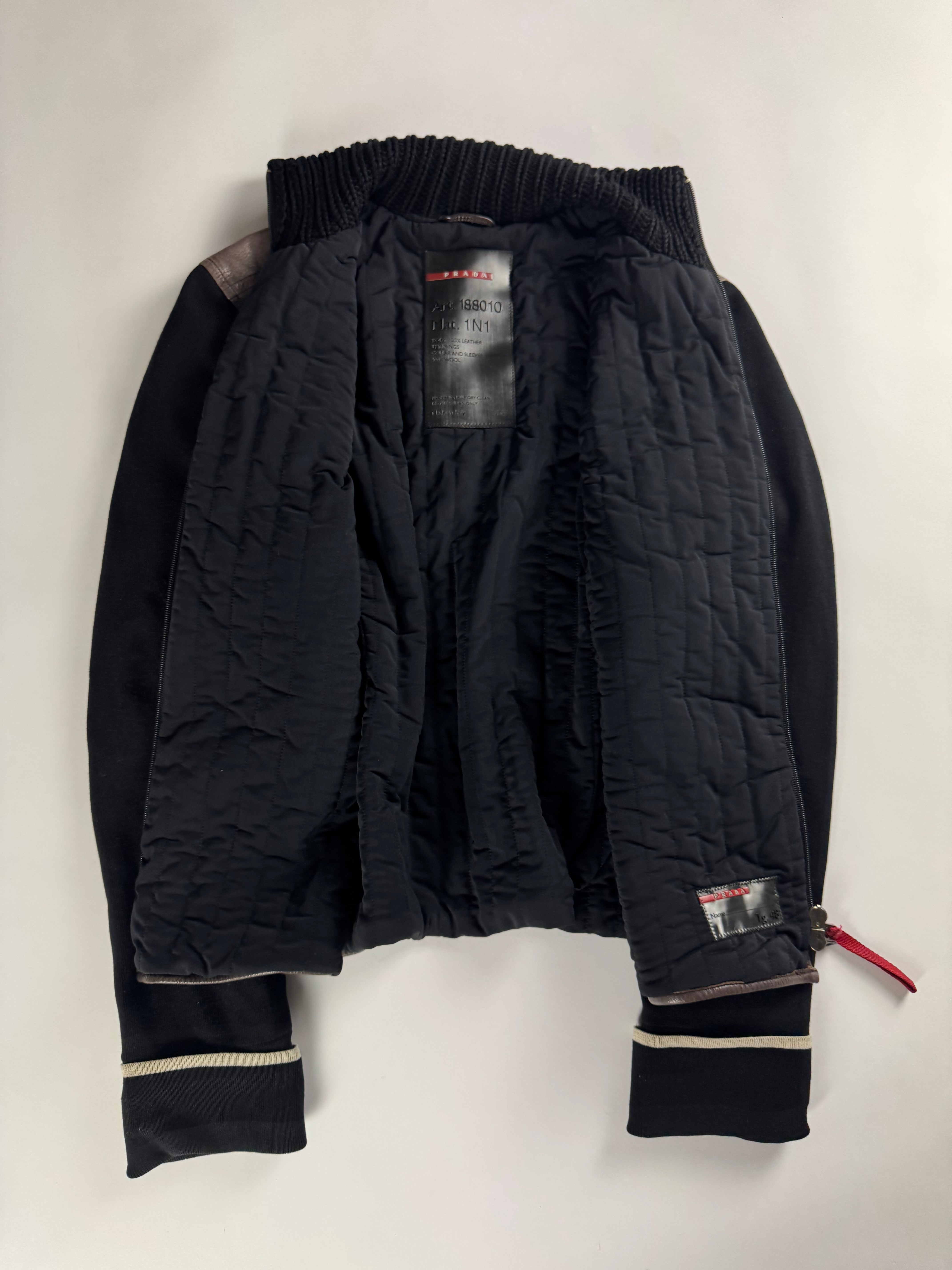 WEDEMPIECES - Prada Essential Fit Zip Turtleneck Wool Zipper 2000s