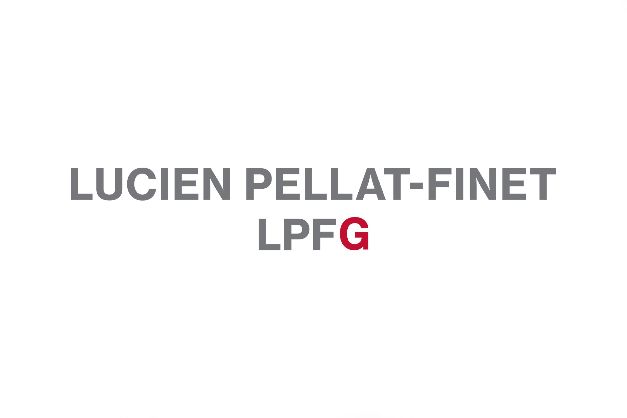 LUCIEN PELLAT-FINET LPFG(ルシアン ぺラフィネ エルピーエフジー