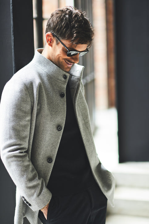 丈バランスで選ぶスタンドカラーコート｜EPOCA UOMO(エポカ ウォモ