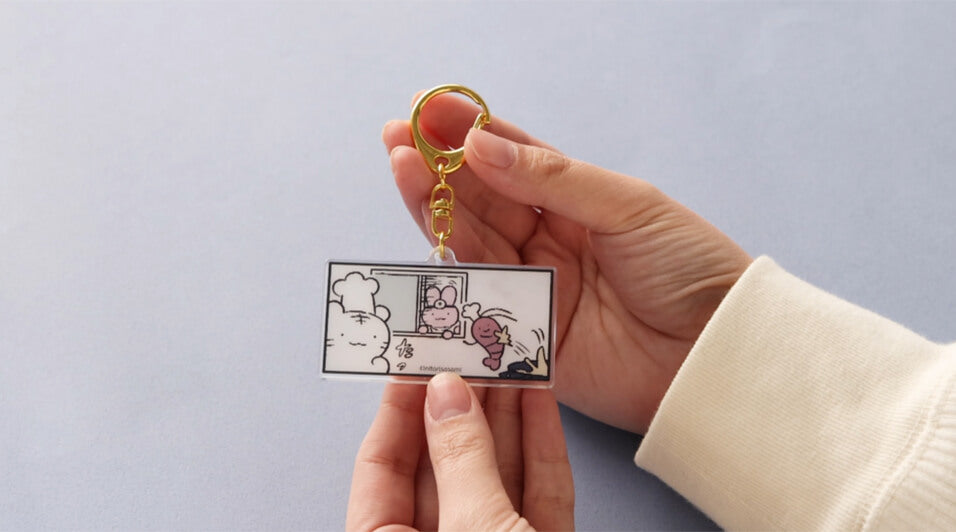 ホワイトタイガーとブラックタイガー レンチキュラーアクリル