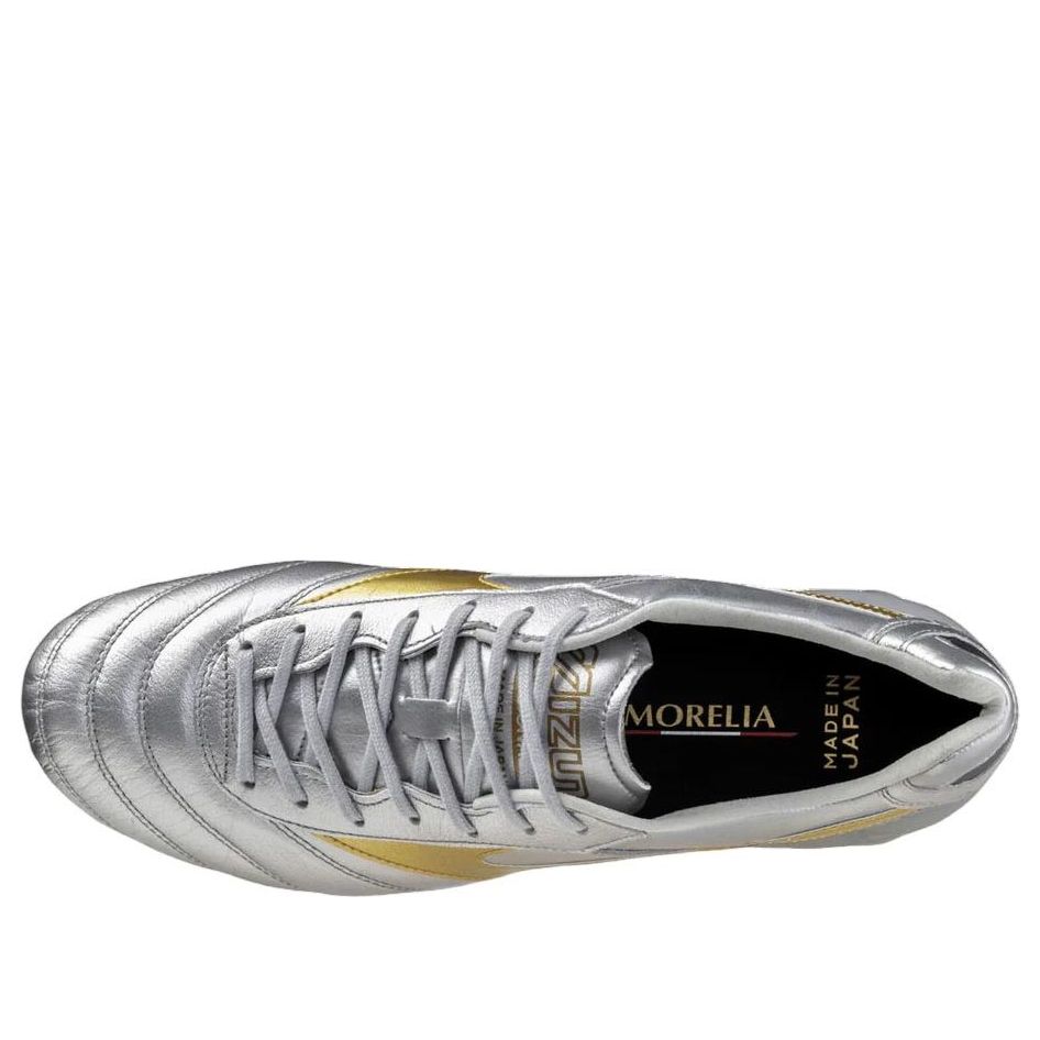 Mizuno Morelia DNA Japan FG 'Platinum Silver Pack Silver Gold