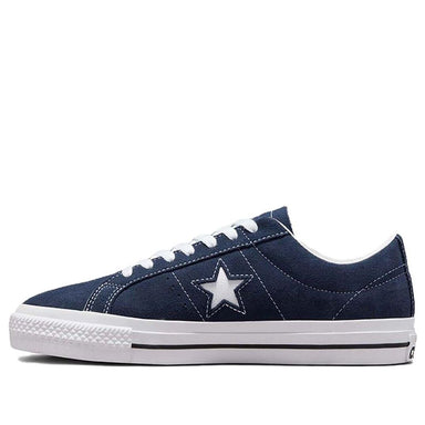 Converse One Star Perforated Leather Low Top Navy 158463C