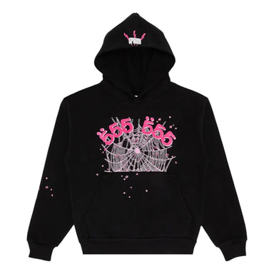 Sp5der OG Web Hoodie 'Black' SP5-OGWBLK-HD