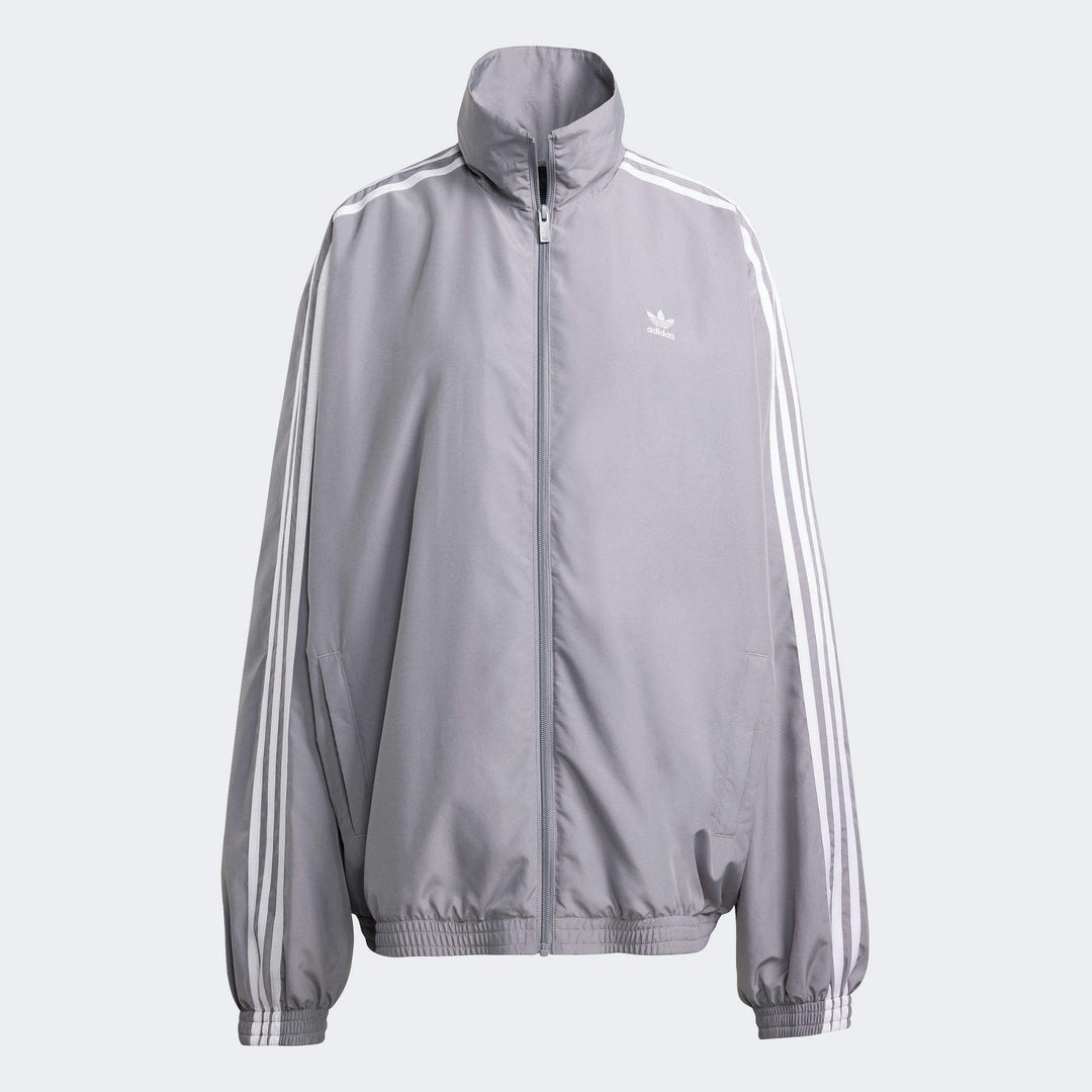 WMNS) adidas Adilenium Season 3 Oversized Track Jacket 'Grey' JD3394