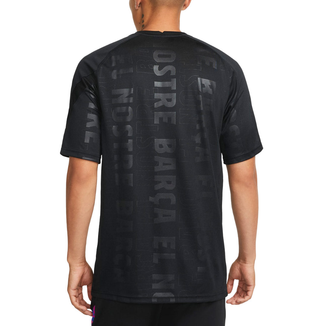 Nike FC Barcelona 21/22 Training Jersey 'Black Hyper Pink' DB7623-015