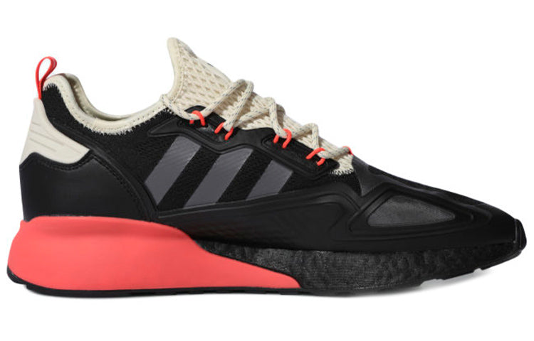 adidas ZX 2K Boost 'Core Black Grey Five Solar Red' FV9999
