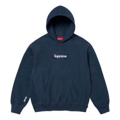 Supreme FW19 Week 16 Bandana Box Logo Hooded Sweatshirt 'Navy' SUP