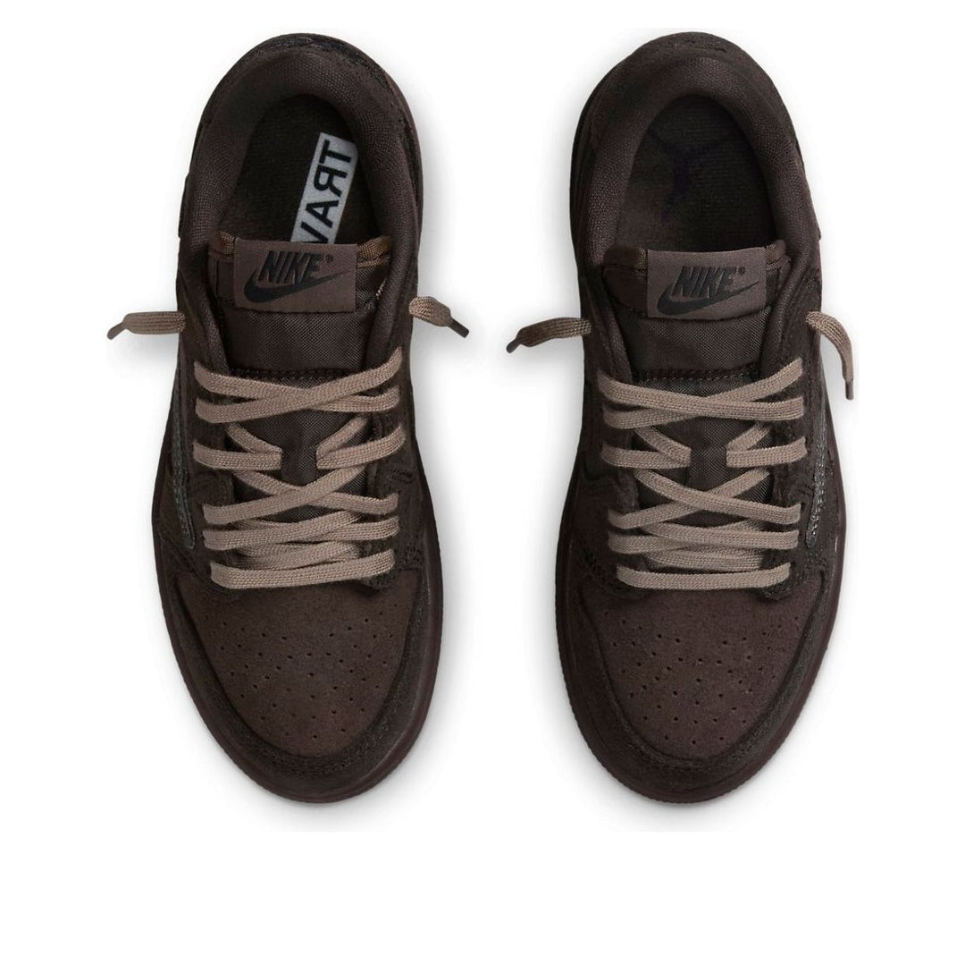 PS) Air Jordan 1 Retro Low OG SP x Travis Scott 'Velvet Brown