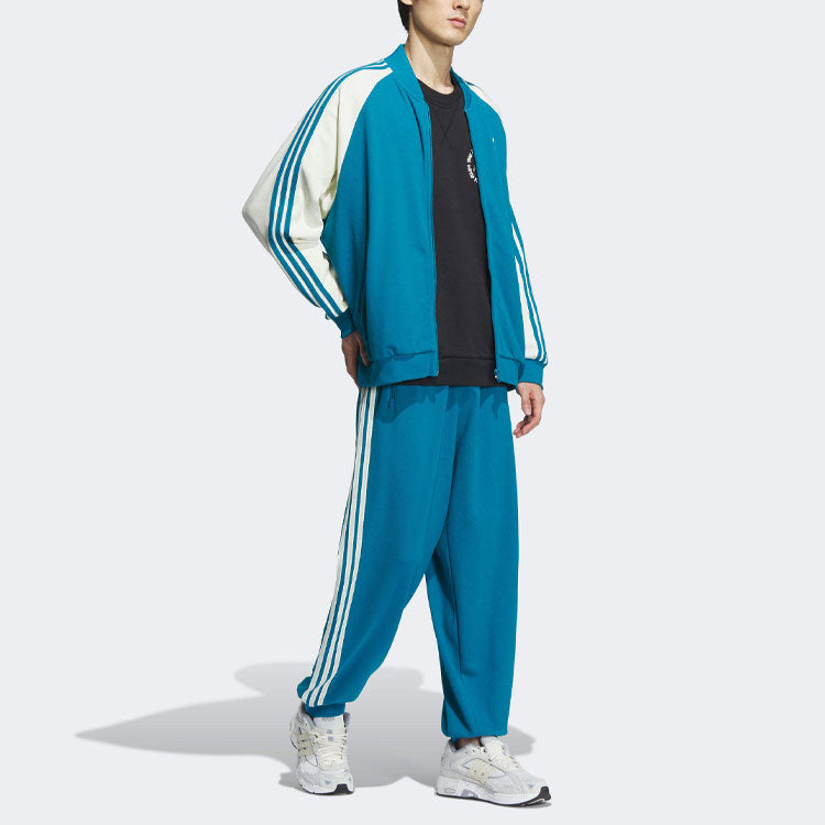adidas Originals Dkn Sst Jacket Asia Sizing 'Blue White' IX4241
