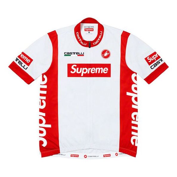 Supreme SS19 x Castelli Cycling Jersey Crossover Bike Short Sleeve
