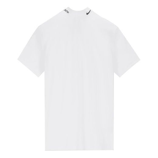 Nike x NOCTA Drake Golf Short Sleeve Mock Neck Top 'White' DJ5577-100