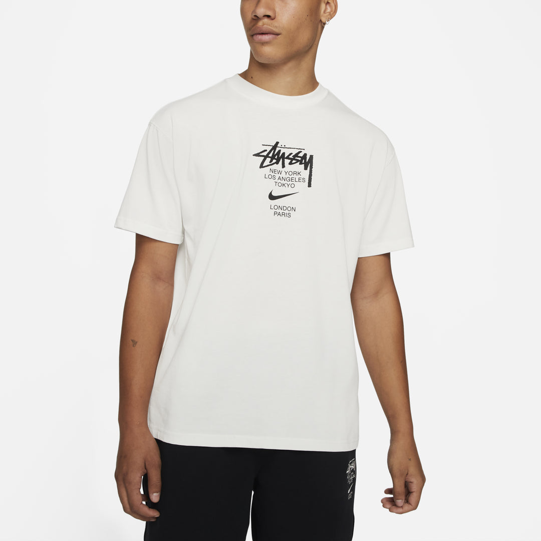 Stussy x Nike Logo Short-Sleeve Tee Unisex White DD3343-121