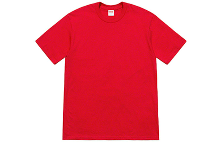 Supreme SS19 Headline Tee Red Slogan logo Short Sleeve Unisex SUP