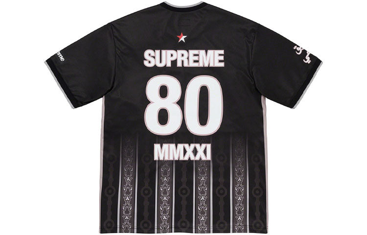 Supreme SS21 Week 5 Arabic Logo Soccer Jersey Tee SUP-SS21-570