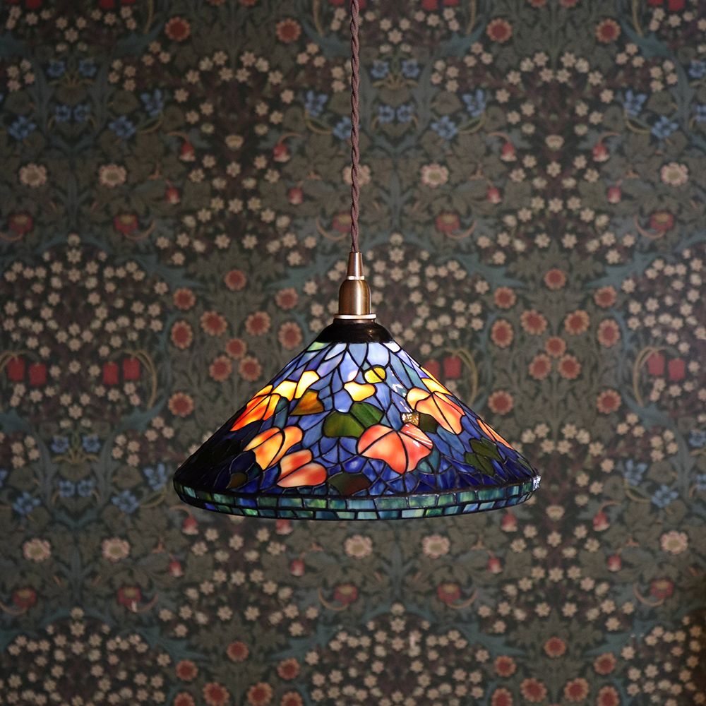 ステンドグラス シェード IVY (Ten Light)【灯具C】 JJ1-SL346