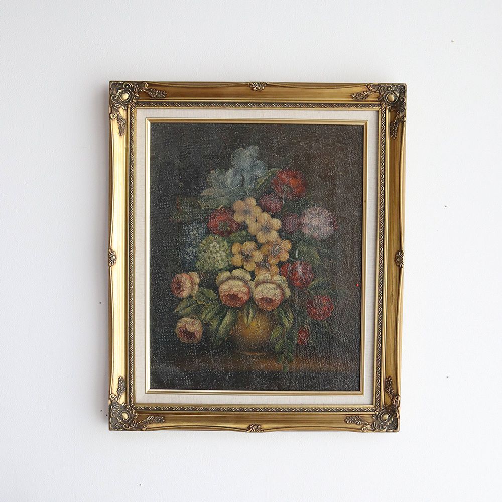 花の香りが漂ってきそう♪ フレーム/額絵 VC108-137001 – アンティーク