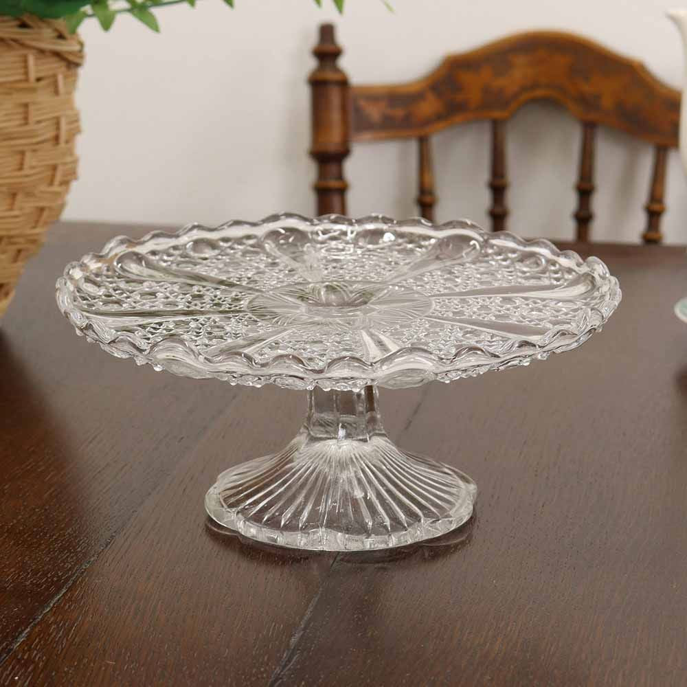 ディスプレイも印象的に♪ ガラスケーキスタンド VC113-090028