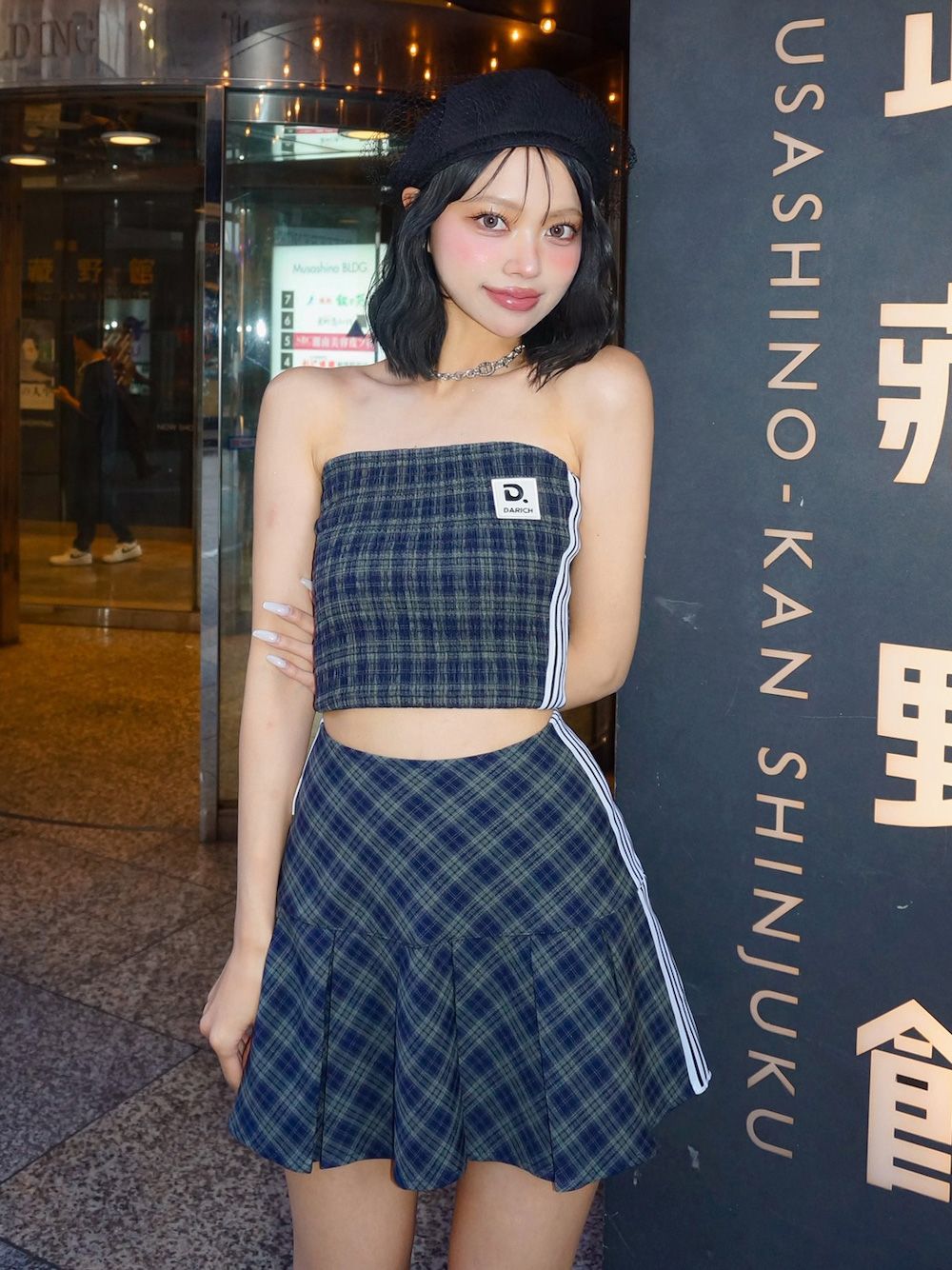 リメイクライクチェックベアトップ – Darich (ダーリッチ)