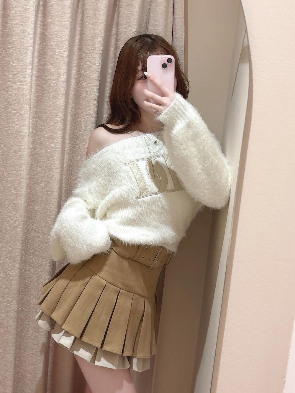 DDロゴワンショルニットトップス – Darich (ダーリッチ)