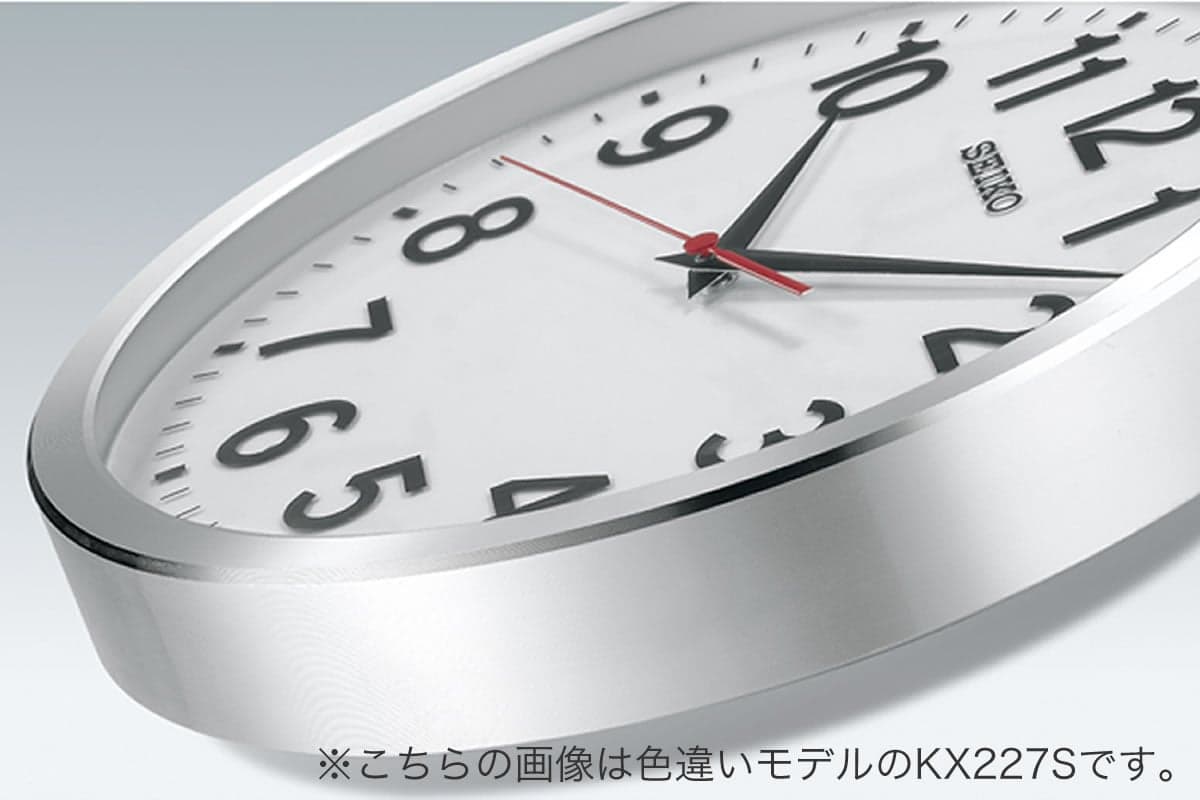 SEIKO（セイコー）オフィスタイプ 電波掛け時計 KX227K ブラック
