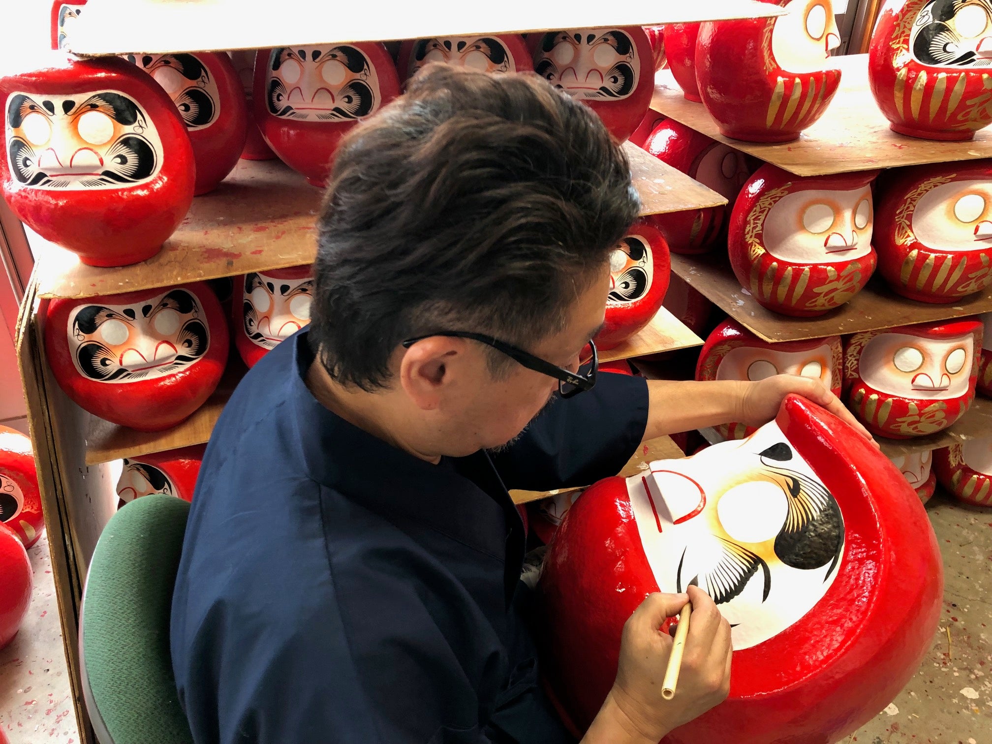 EXPO2025 高崎だるま 黒｜新聞掲載中 – 47 TREASURE