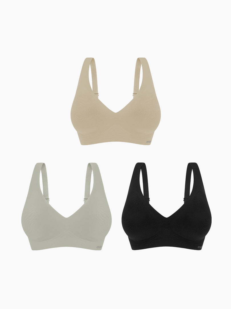 andar アンダール オールデイフィットブラ ホックあり andar オールデイフィット ブラ (パッド一体型 / 2タイプ選択可