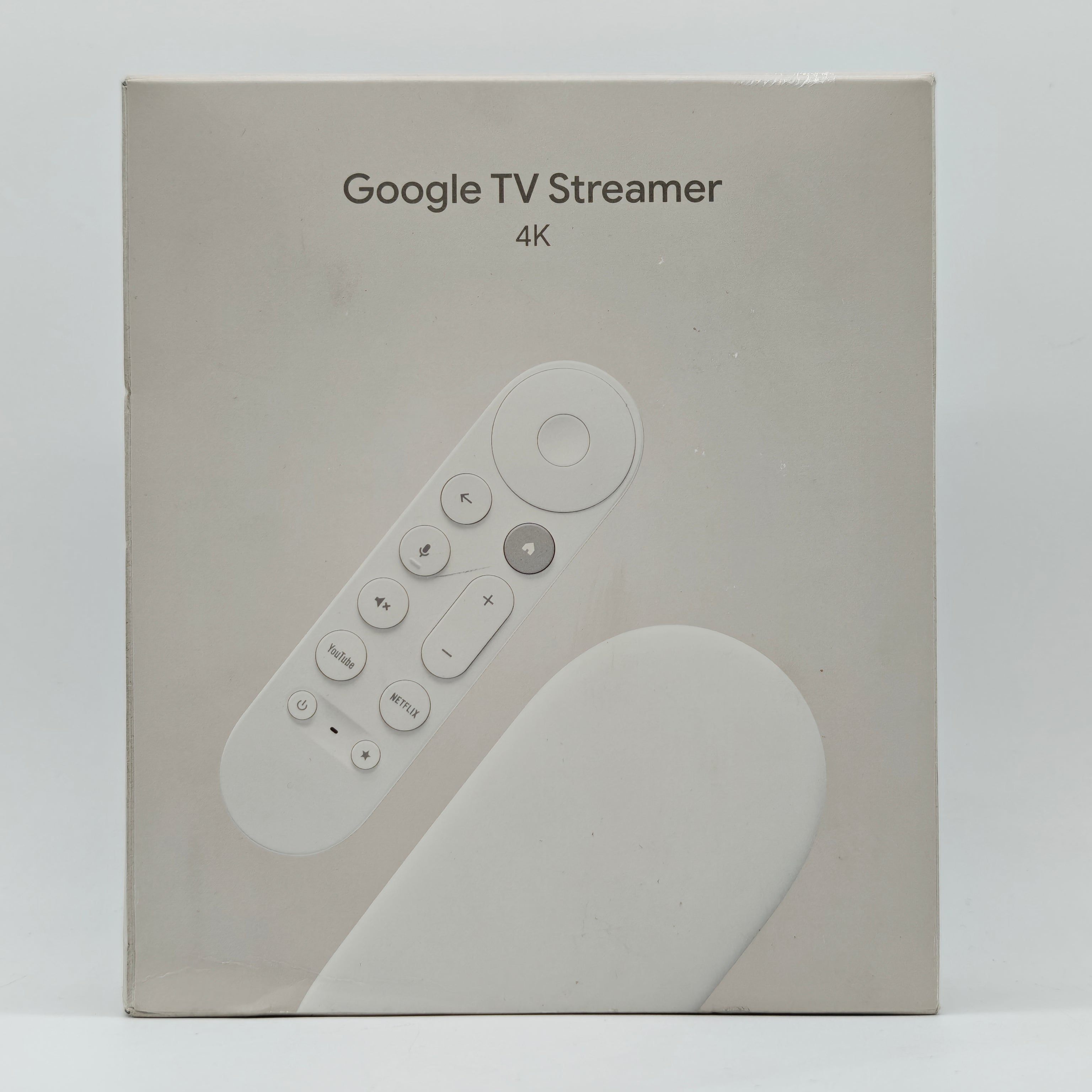 New Google Google TV 4K Streaming Media Device Porcelain GA05662