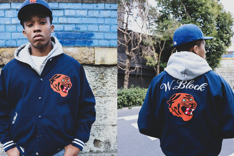 WOODBLOCK + BUTWIN COTTON VARSITY JACKET RELEASE.