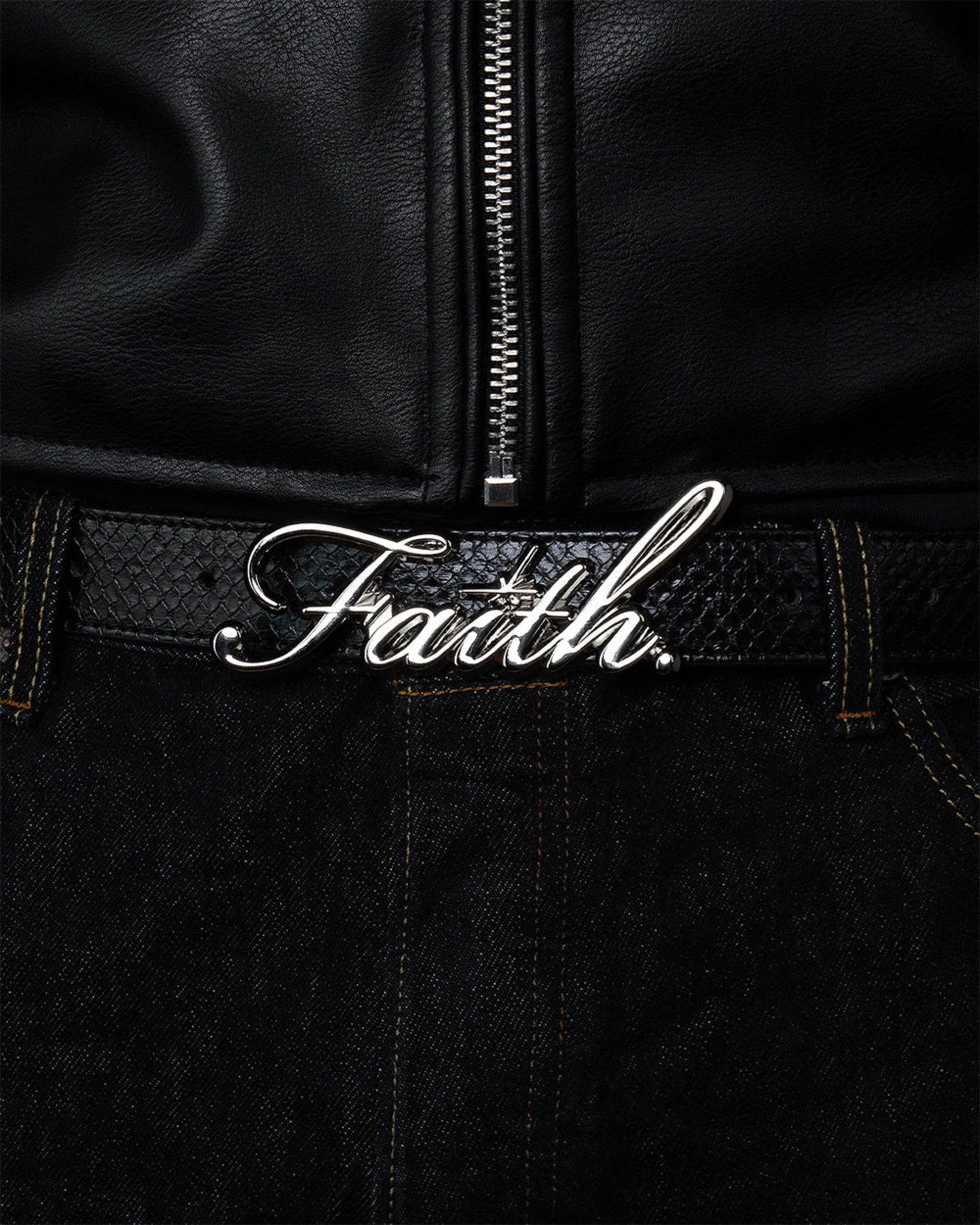 Faith By Luis | Chrome Faith Belt | Belts | Complex Shop