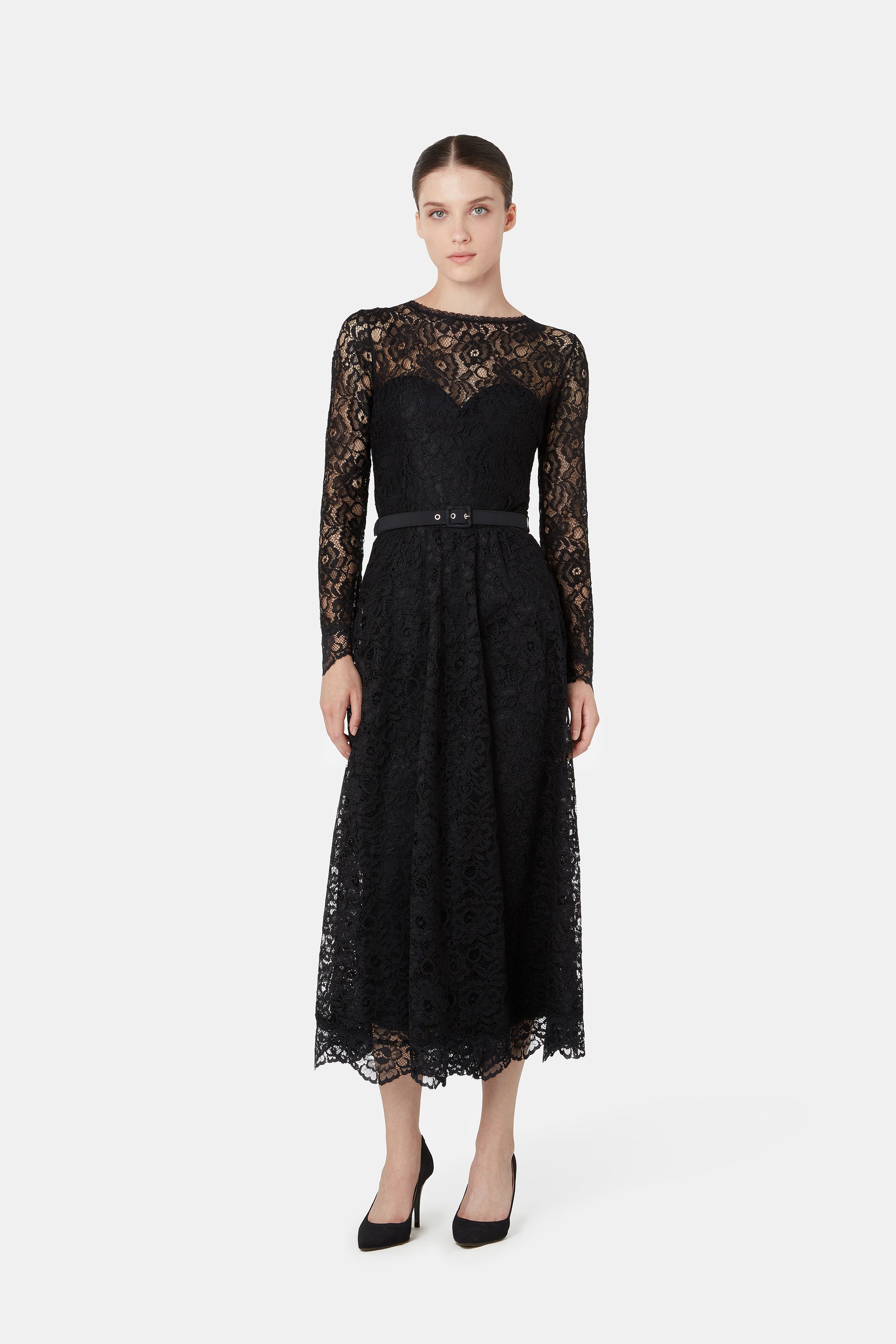 Ginoci Lace Midi Dress | Chiara Boni La Petite Robe®