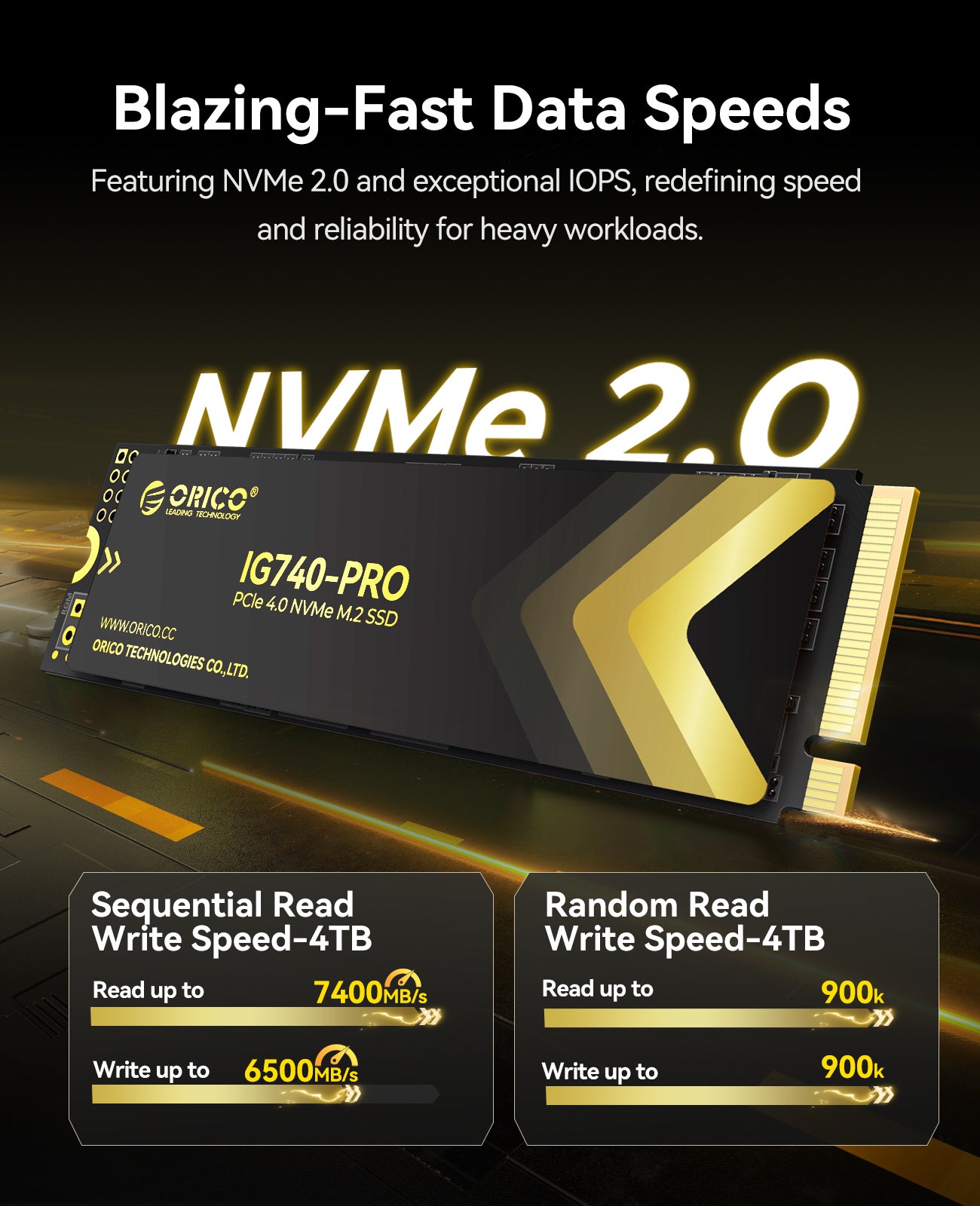 OIRCO IG740-PRO PCle 4.0 NVMe M.2 SSD