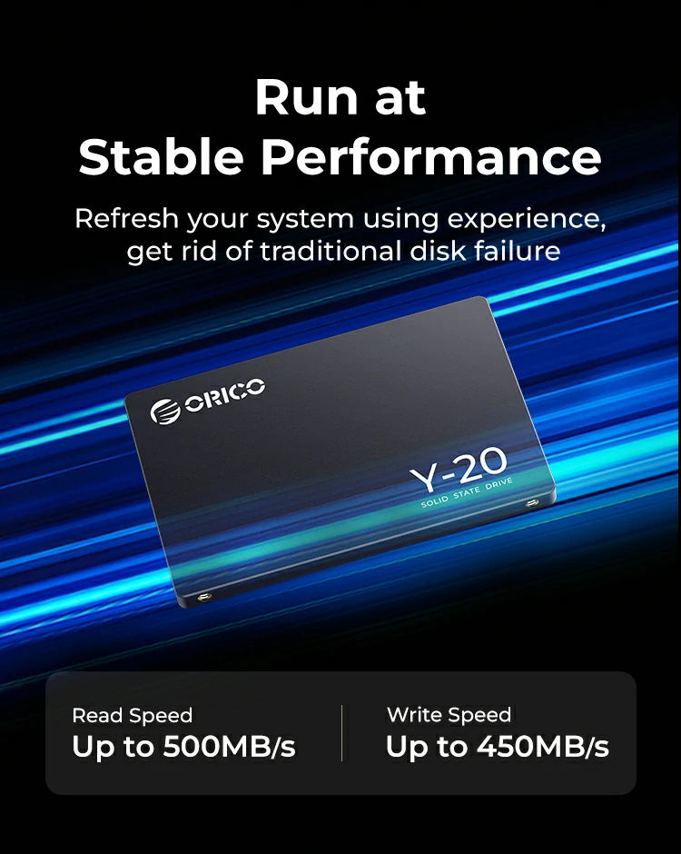ORICO Y20 2.5 Inch SATA High-Capacity SSD