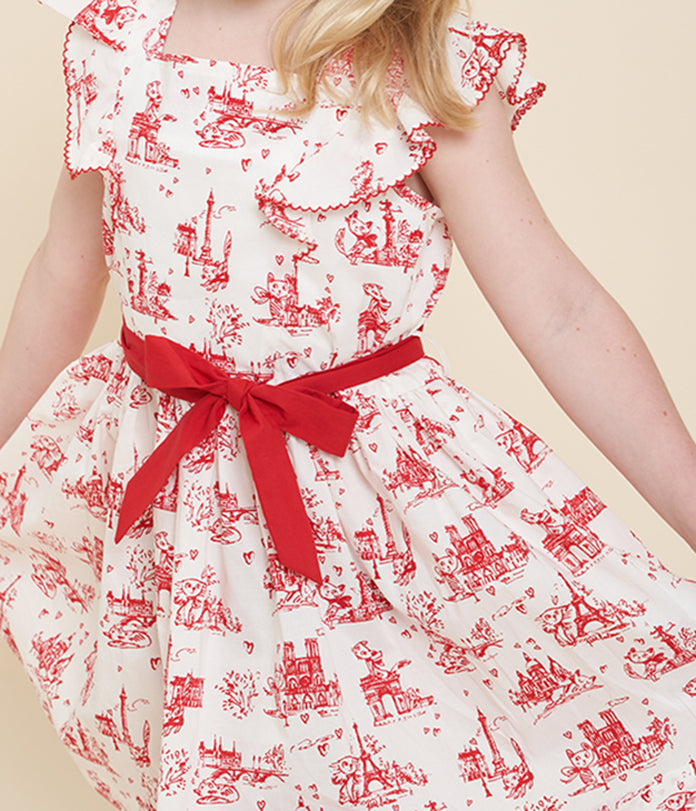 ポプリンプリントワンピース｜ベビー服・子供服通販のPETTIT BATEAU