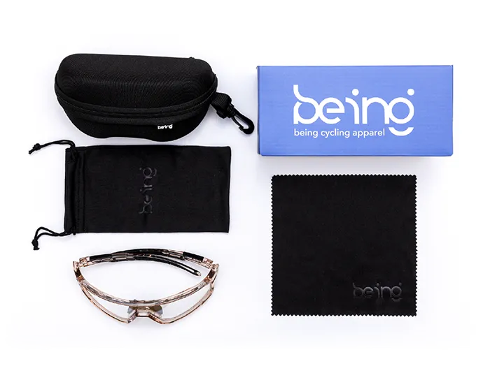 Libero【グレー】Blue Mirror Lens(紫外線調光) – being