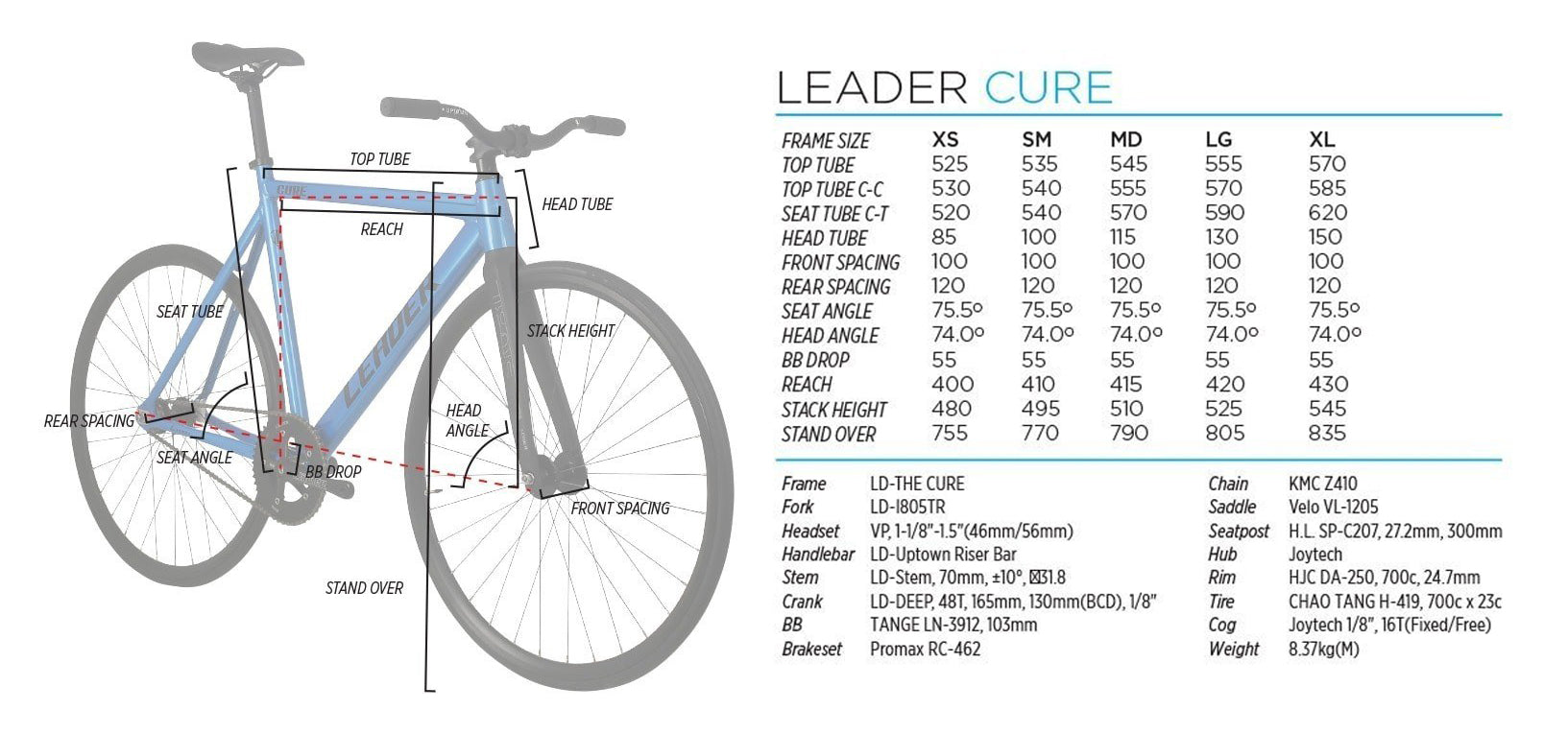 LEADER THE CURE Complete Bike