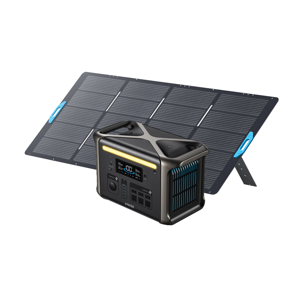 Anker SOLIX F1500 Portable Power Station with 400W Solar Panel