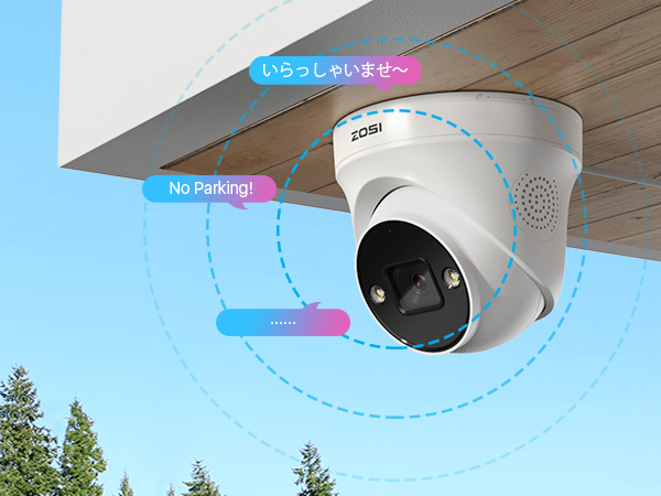 ZOSI 公式】4K POE防犯カメラ・2TB HDD内蔵・フルカラー夜間・IP66防水
