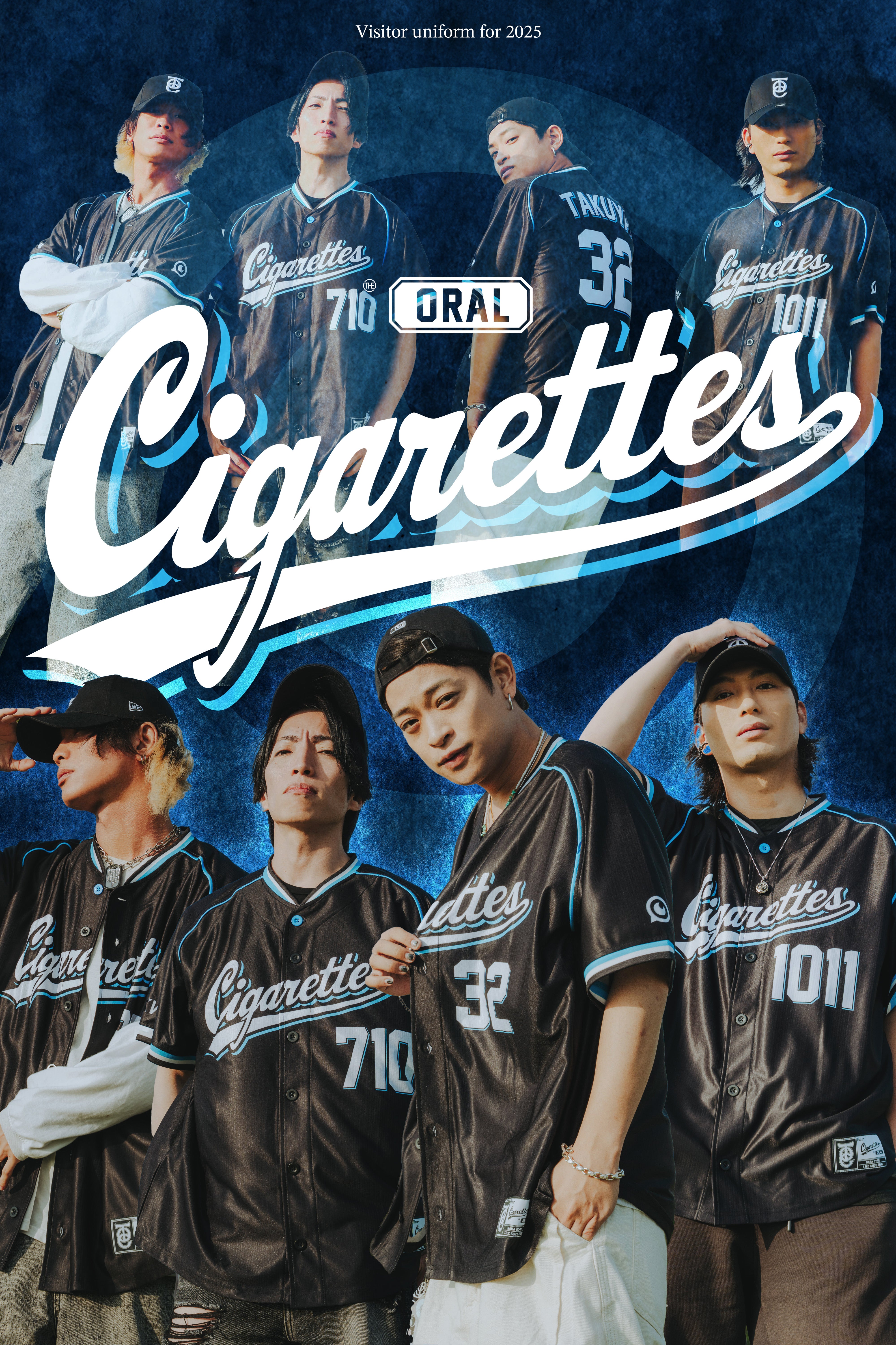 THE ORAL CIGARETTES BKW!!オリジナルベースボールシャツ2023 – THE