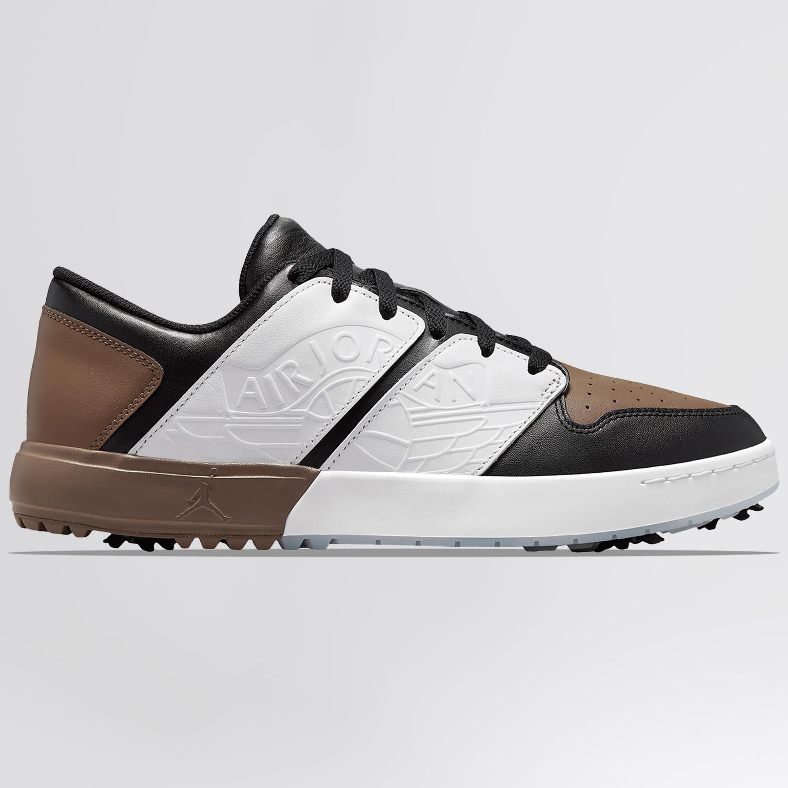 Jordan Golf Air Jordan 1 NU Retro Golf Shoes Black/Lucky Green