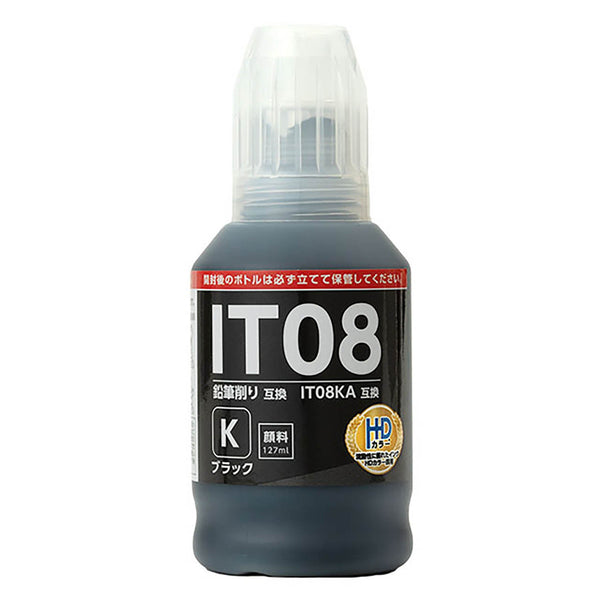 IT08KA 互換インクボトル ブラック – インクのチップス本店