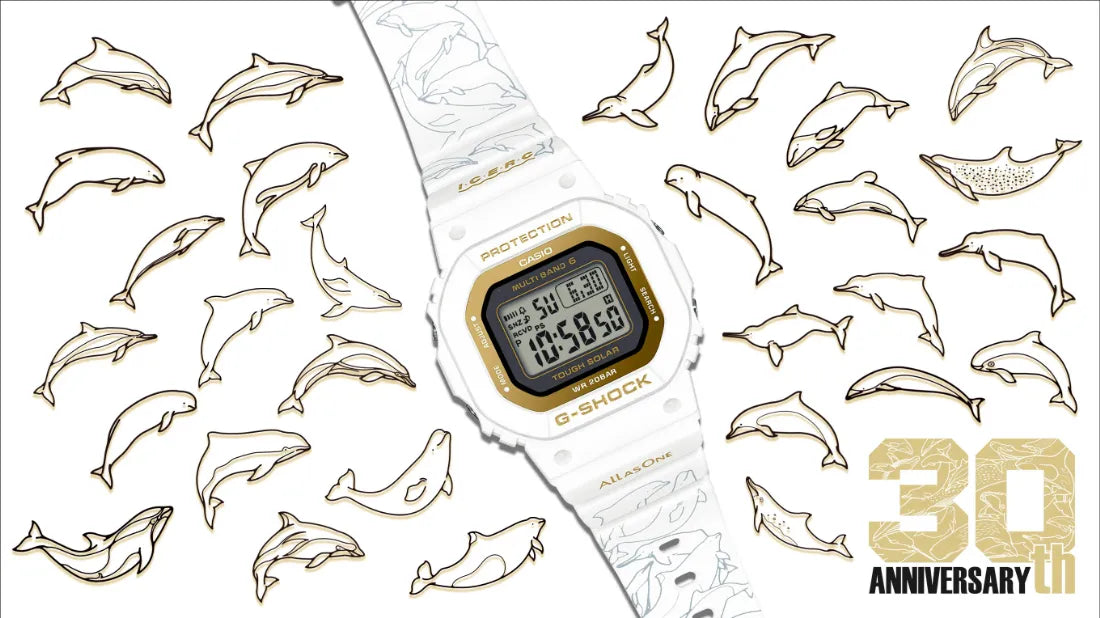 G-SHOCK] 2024年イルカ・クジラ 30周年記念モデルが登場 GW-8201K-7JR