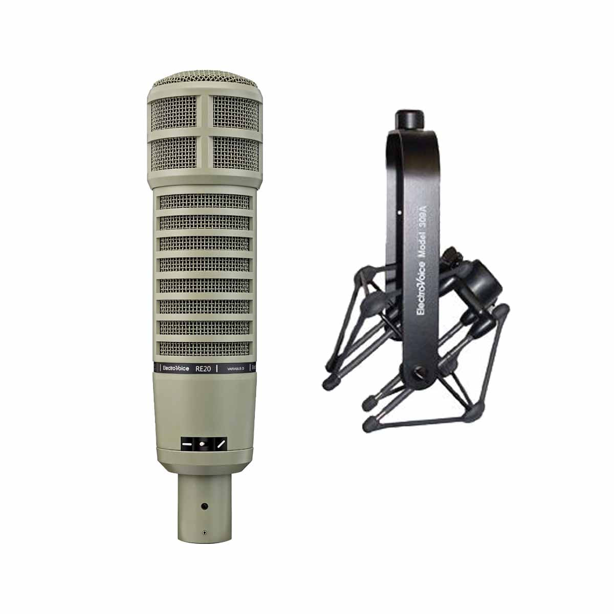 Electro-Voice RE20 Large-Diaphragm Dynamic Microphone - Black
