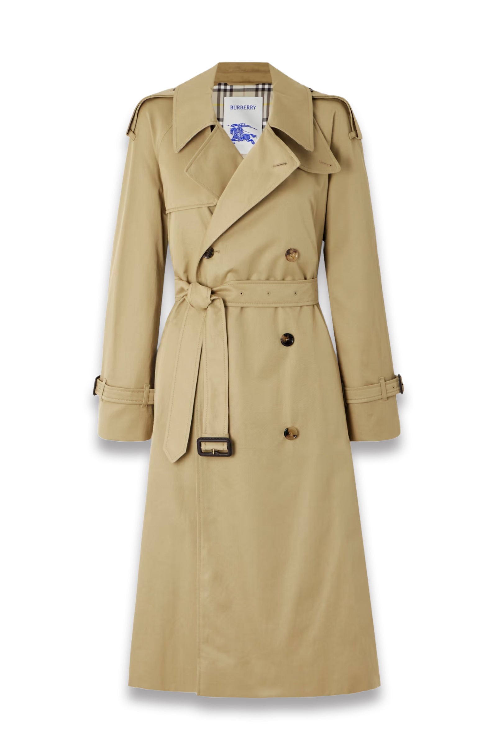 Burberry The Chelsea Long Cotton-gabardine Trench Coat | Wardrobe